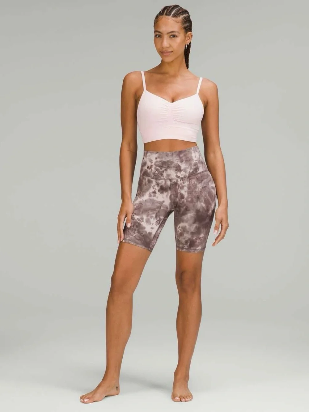 Lululemon| Align High-Rise Short 6” Diamond Dye Mink Bery Lunar Rock Shadow US 6